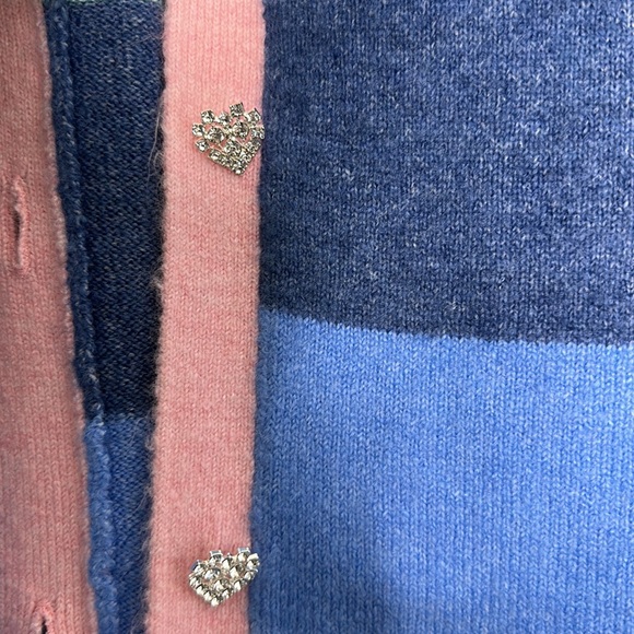 Crown and Ivy Striped Colorful Cardigan Sweater Large - Picture 4 of 6